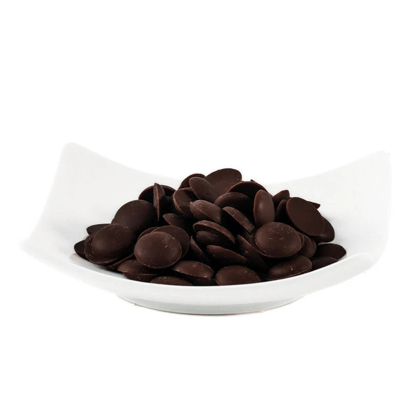 dark chocolate couverture droplets 55.5% 12kg (#55680) - Image 6