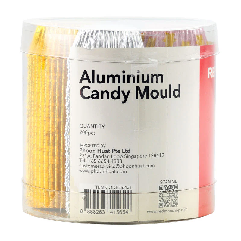 round aluminium candy cup random design 200pc (#56421) - Image 2
