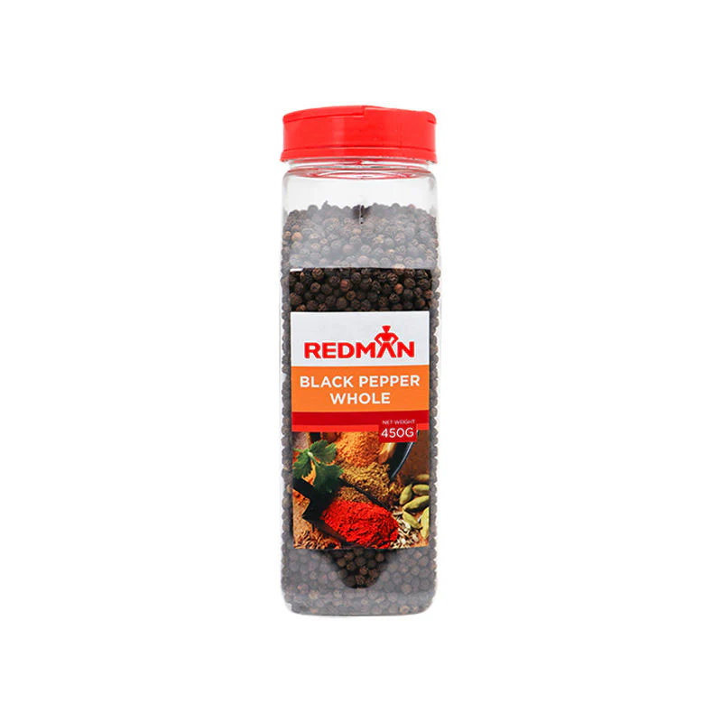 whole black pepper 450g (#57042)