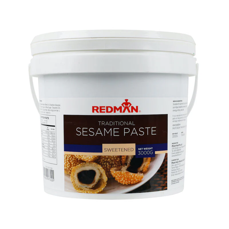 black sesame paste -sweetened 3kg (#57162)