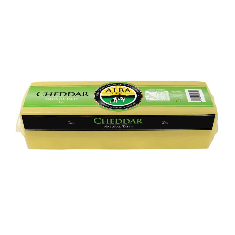 cheddar cheese block 2kg (#57185) - Image 2