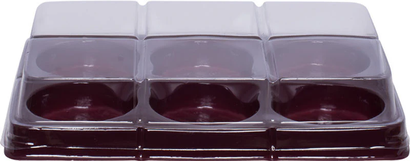 FOOD TRAY PVC W/COVER LPM-61 5PCS (#57309) - Image 2