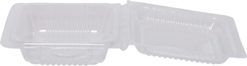 SQUARE OPS CLAM BOX 98X98XH35MM 100PCS (#57322)