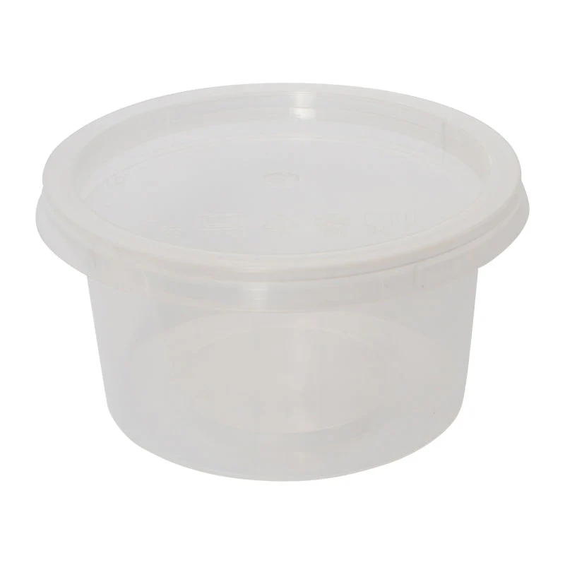 pp plastic microwavable round container with lid 100ml ã˜75mmx39mm 100pc (#57592) - Image 2