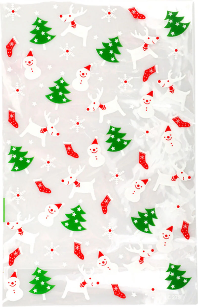 X'MAS COOKIE BAG C275 100PC (#57607) - Image 2