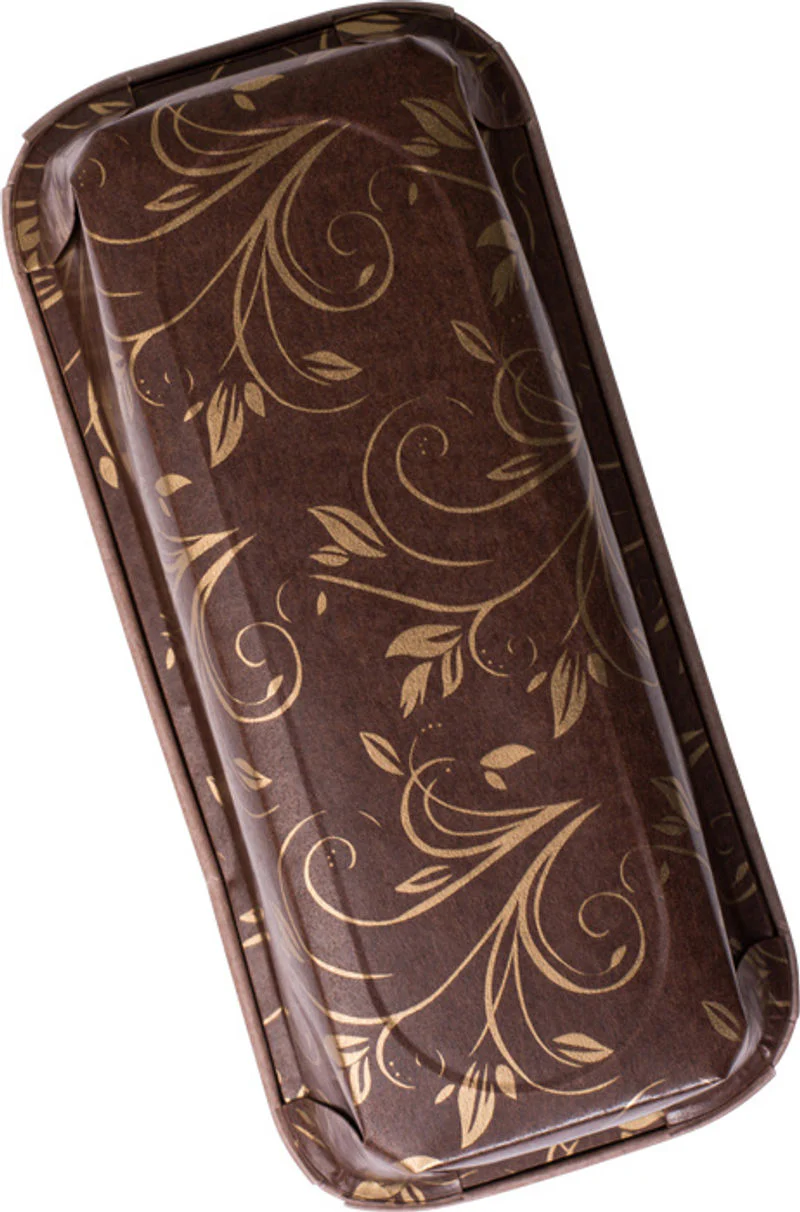PLUM LOAF PAN MOULD BROWN/GOLD 199X73 5PC (#57939) - Image 3