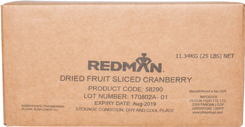 DRIED SWEET CRANBERRY 25LBS (#58290) - Image 2