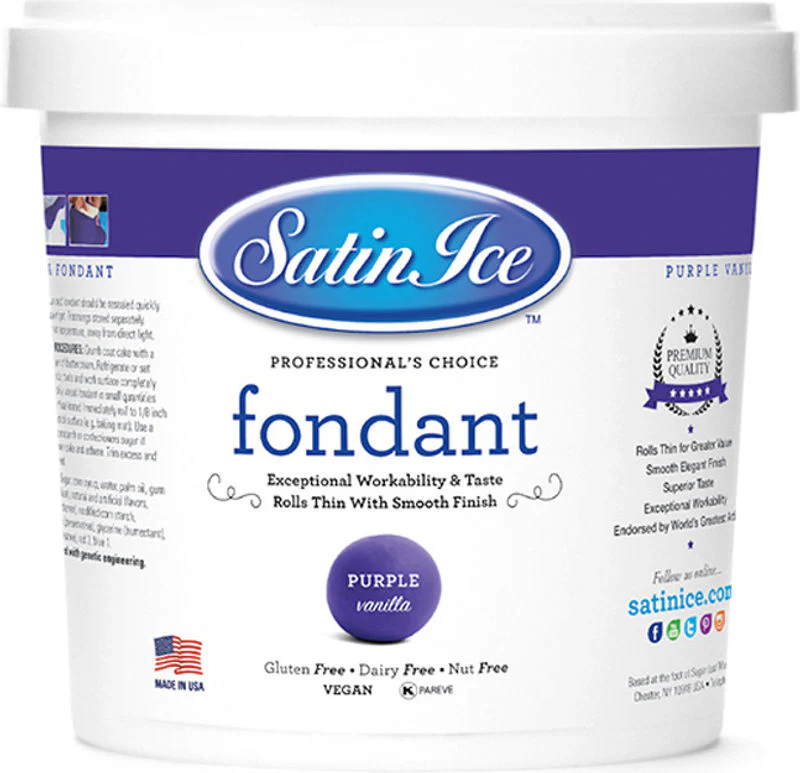 PURPLE ROLLED FONDANT VANILLA 0.91KG (#58442) - Image 2