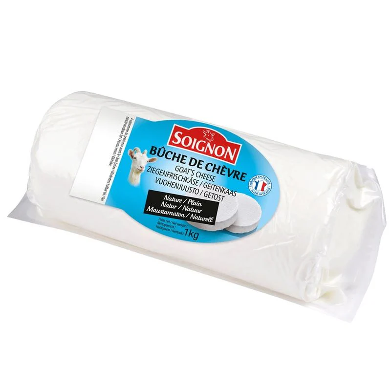 goat log cheese (plain) 1kg (#58614)
