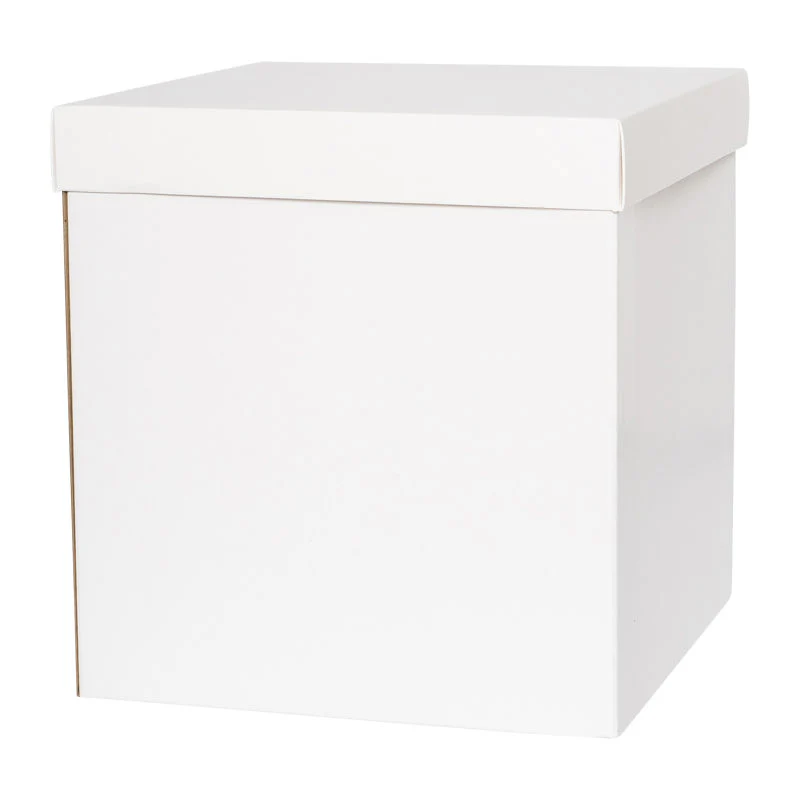 high cake box plain white 13x13x14" 1pc (#58694)