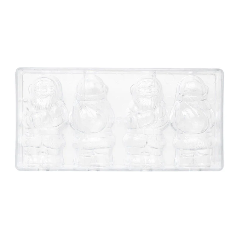 3d santa polycarbonate chocolate mould (#58936) - Image 2