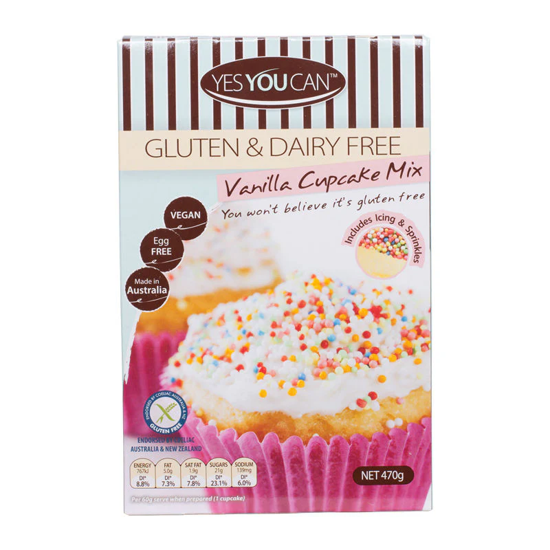 gluten free vanilla cupcake mix 470g (#58973) - Image 2