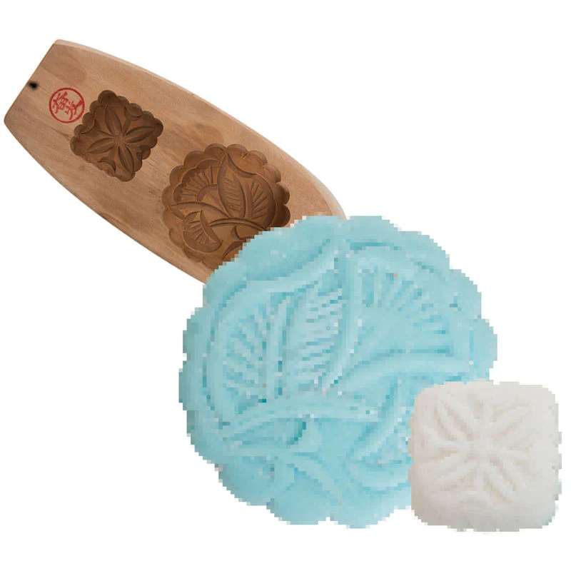 MOONCAKE MOULD RD FLOWER (#59530) - Image 2