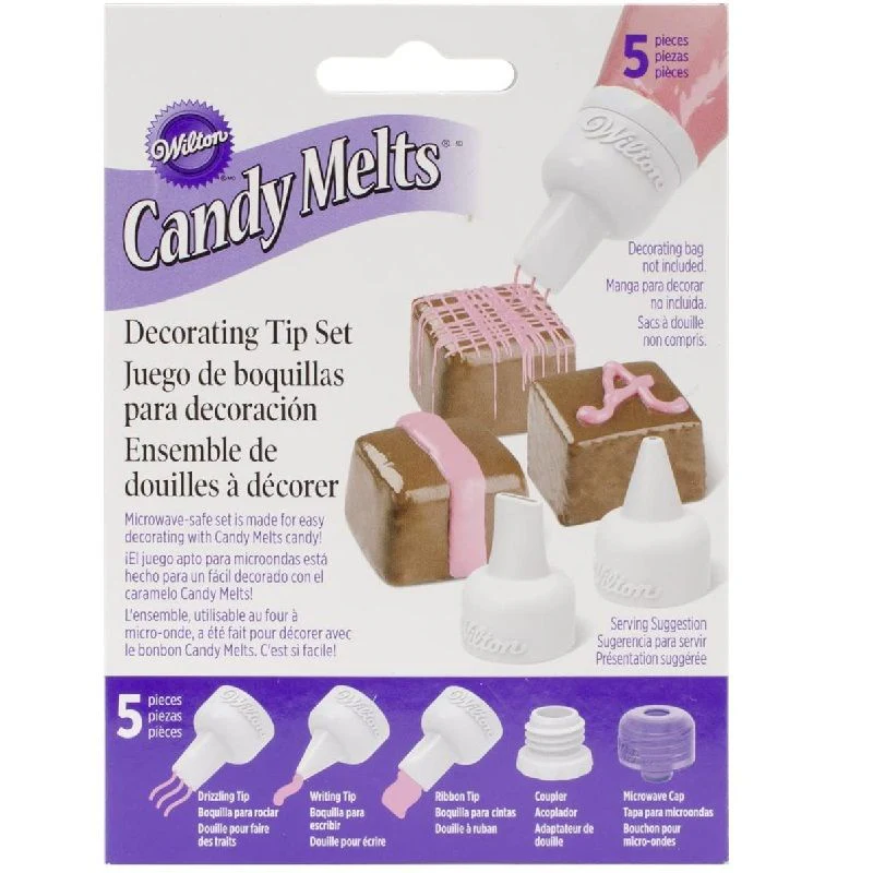 piping tip set candymelt carded 3set (#59900)