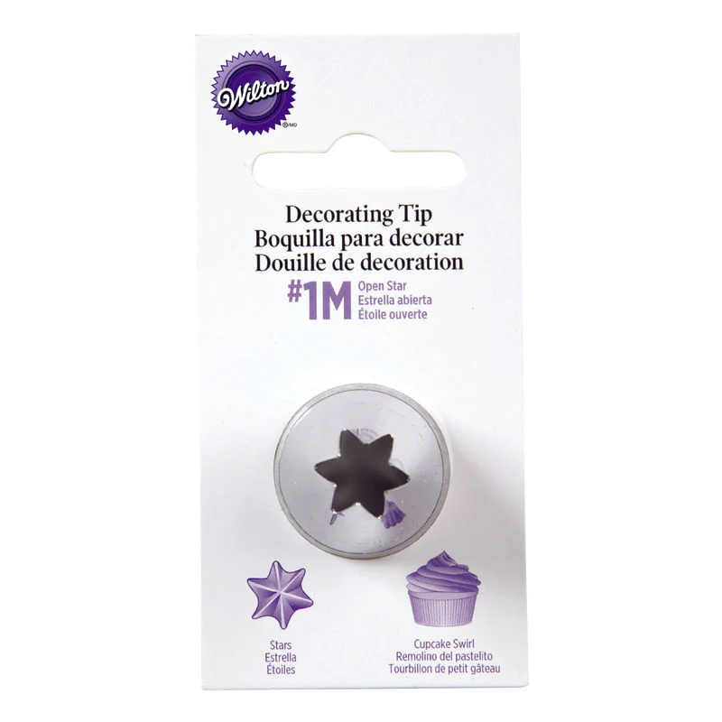 piping tip open star 1m carded (#59961)