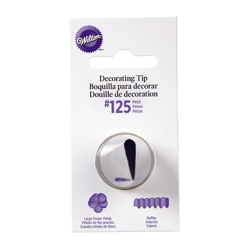 carded piping tip large petal #125 418-125 (#59972) - Image 2