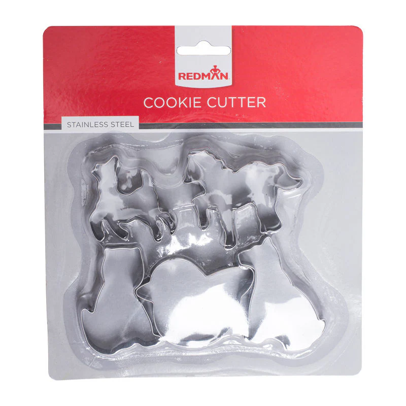 cutter cookie s/s animal 5pcs (#60073) - Image 2