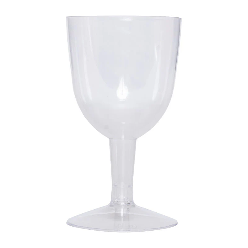 plastic wine cup 175ml 6pc (#60083)