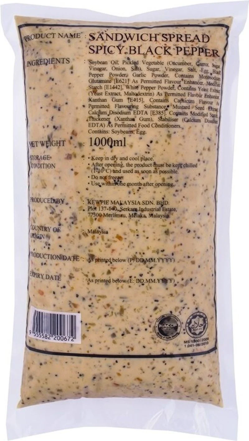 SANDWICH SPREAD SPICY B/PEPPER 1L (#60769)