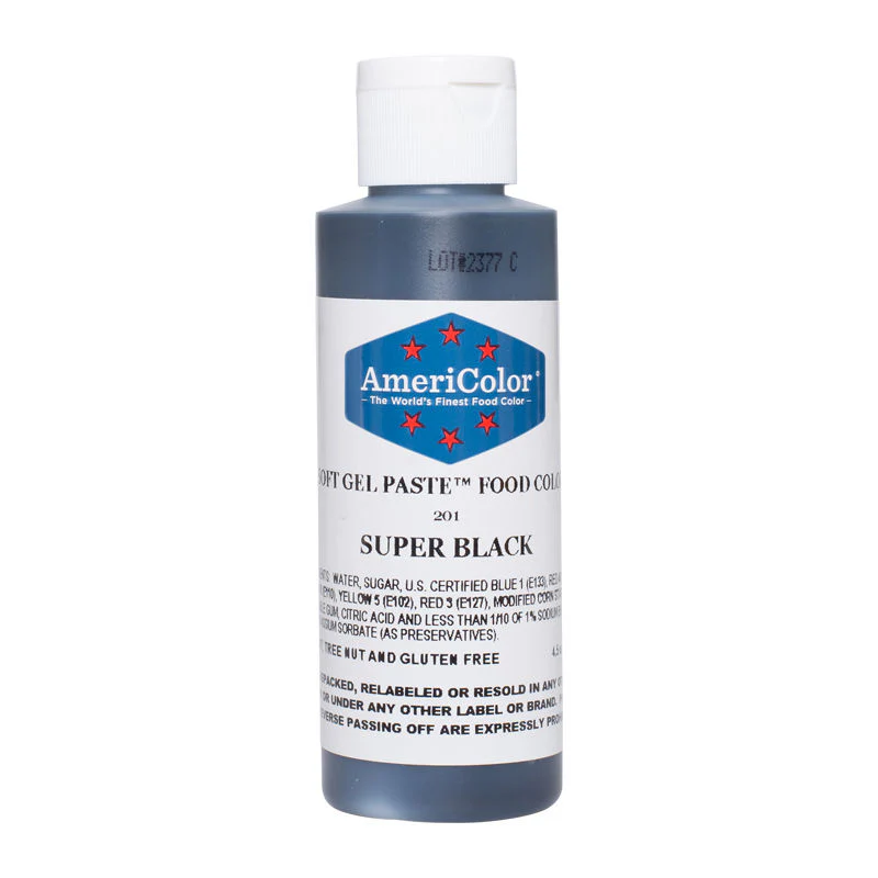 softgel color paste super black 4.5oz (#61222) - Image 2