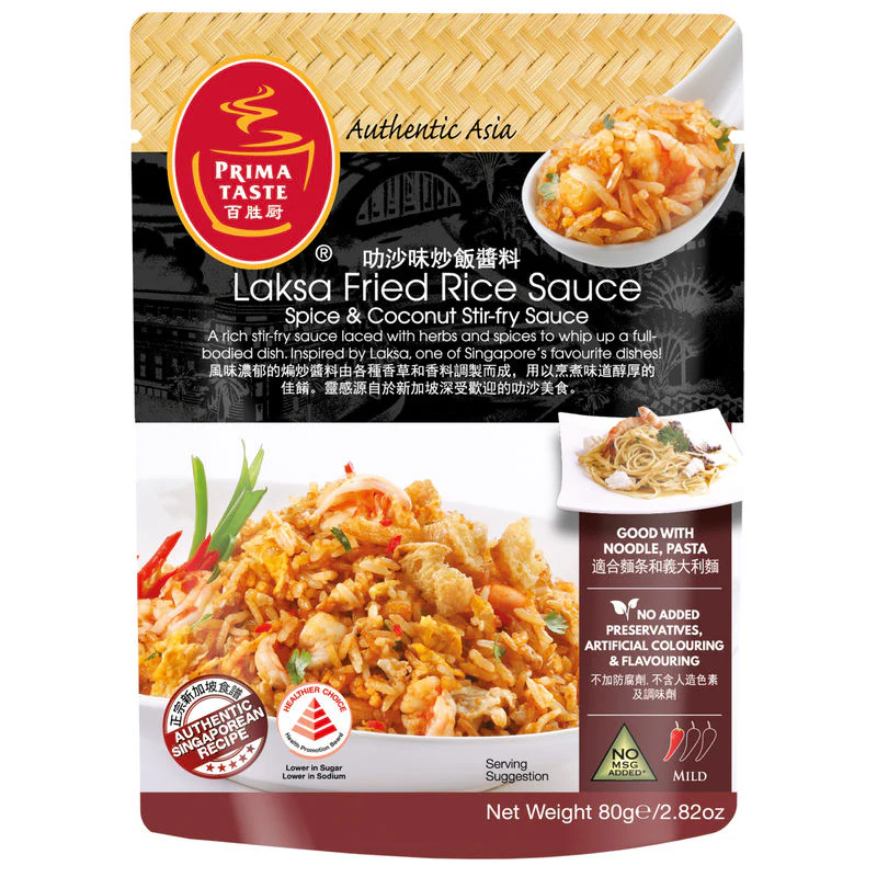 authentic asia laksa fried rice sauce 80g (#61798) - Image 2