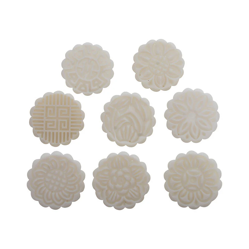 mooncake handheld press mould 8 round swapable inserts 50g (#62115) - Image 4
