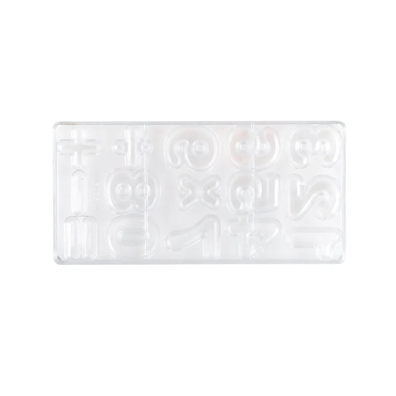 MOULD CHOCOLATE NUMERIC & SIGN 2139 (#62296)