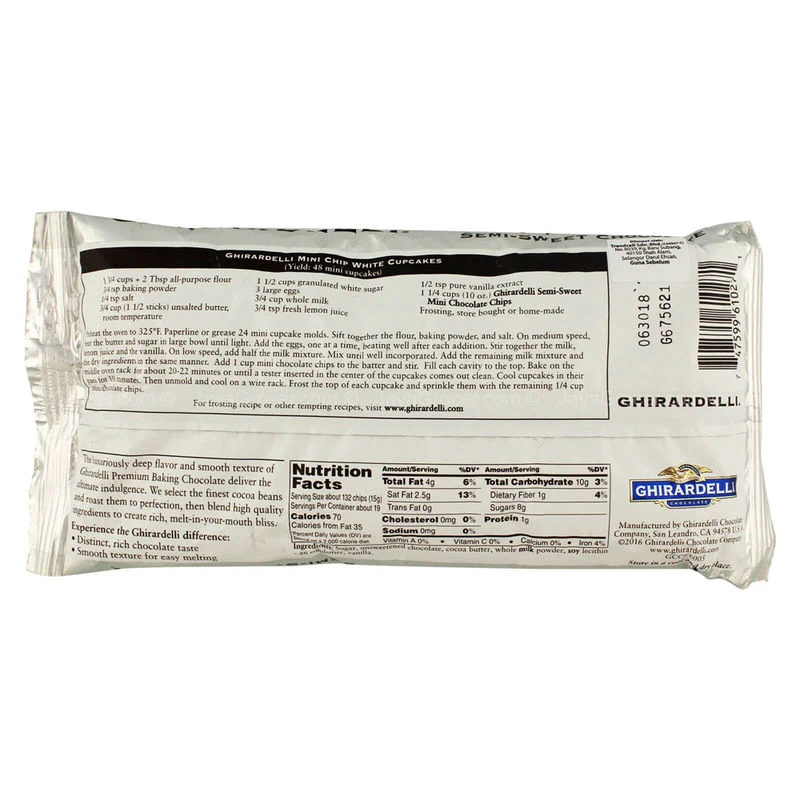 semi sweet chocolate mini chips 283g (#62870) - Image 3
