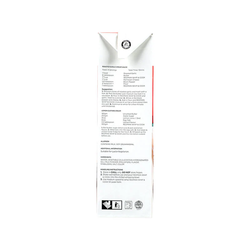 whip & cook (cream alternative) 1l (#64458) - Image 6