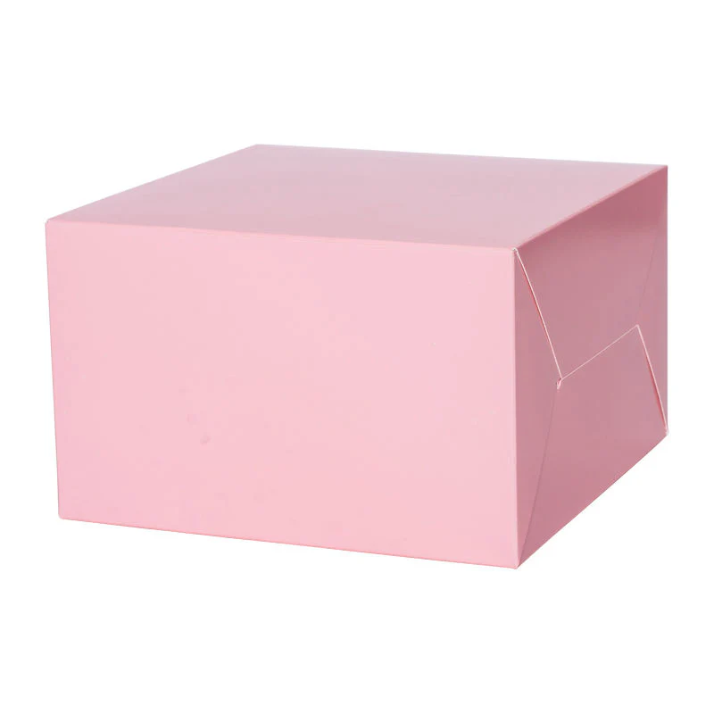 cake box pink 8x8x5" 5pcs (#64726) - Image 2