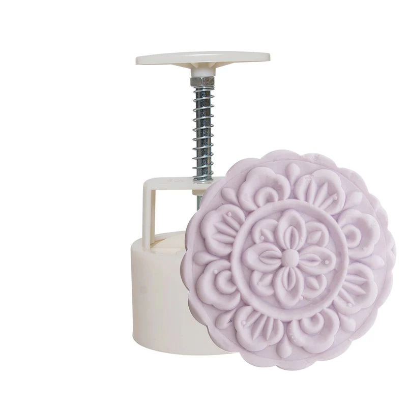 MOONCAKE MOULD PLASTIC ROUND (#64982) - Image 2