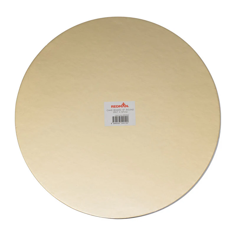 cake board 13" round gold 5pcs (#65062) - Image 2