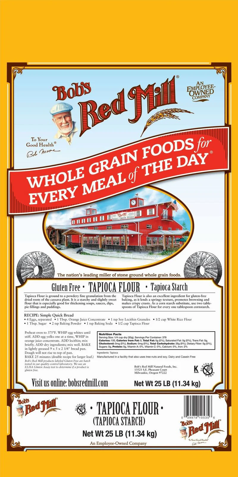 TAPIOCA FLOUR 25LB (#65216)