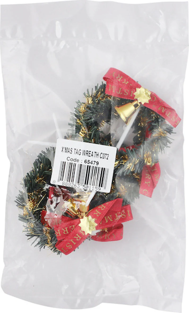 CHRISTMAS WREATH C072 5PCS (#65479) - Image 3