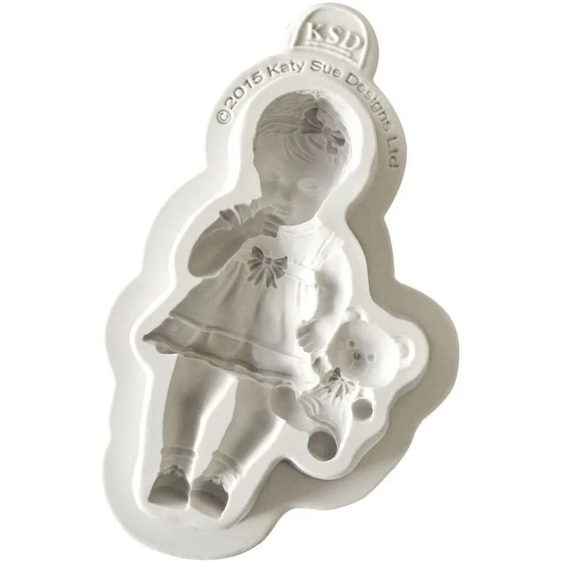 3.5 inch baby girl silicone mould cf0002 (#65539) - Image 2
