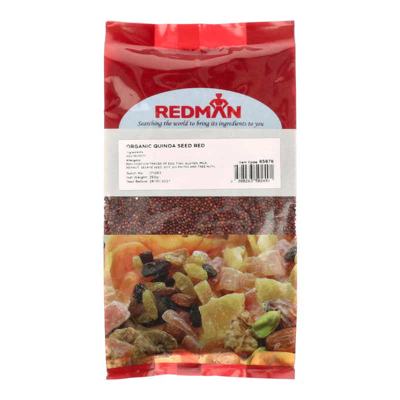 red quinoa seed 250g (#65878)