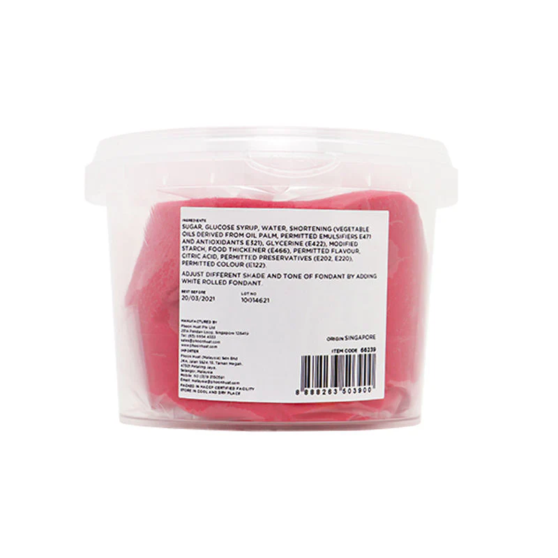 rolled fondant (pink) 500g (#66239) - Image 4