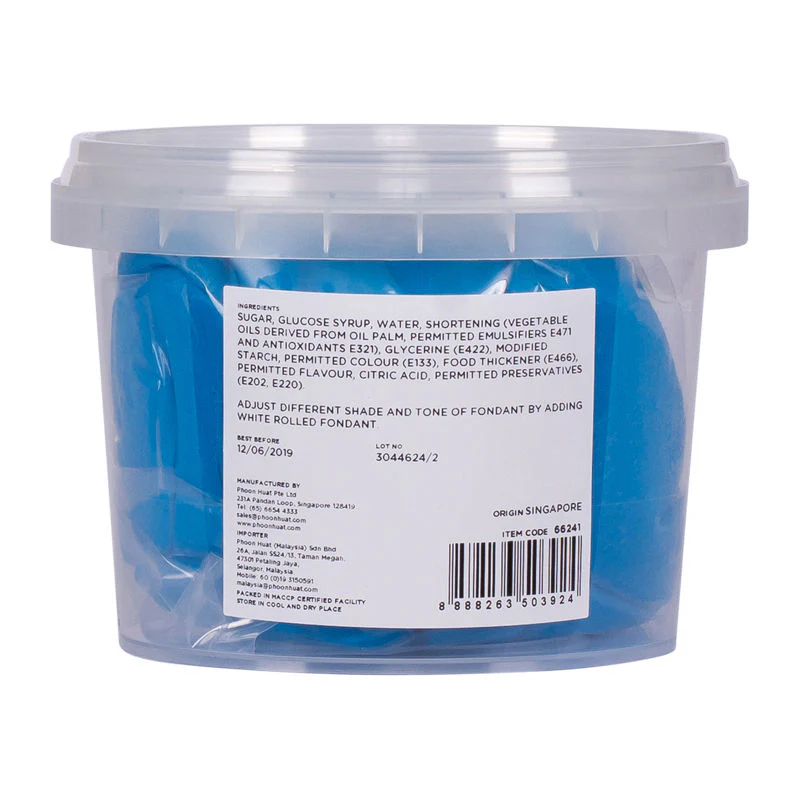 rolled fondant (sky blue) 500g (#66241) - Image 3