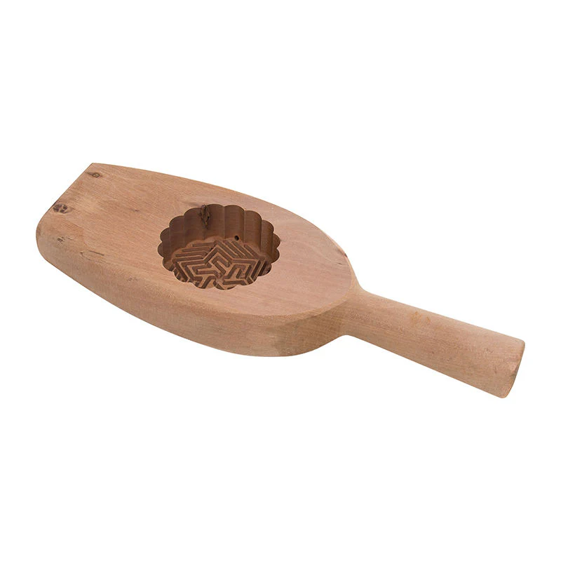 mooncake mould wooden round b (#66410) - Image 4