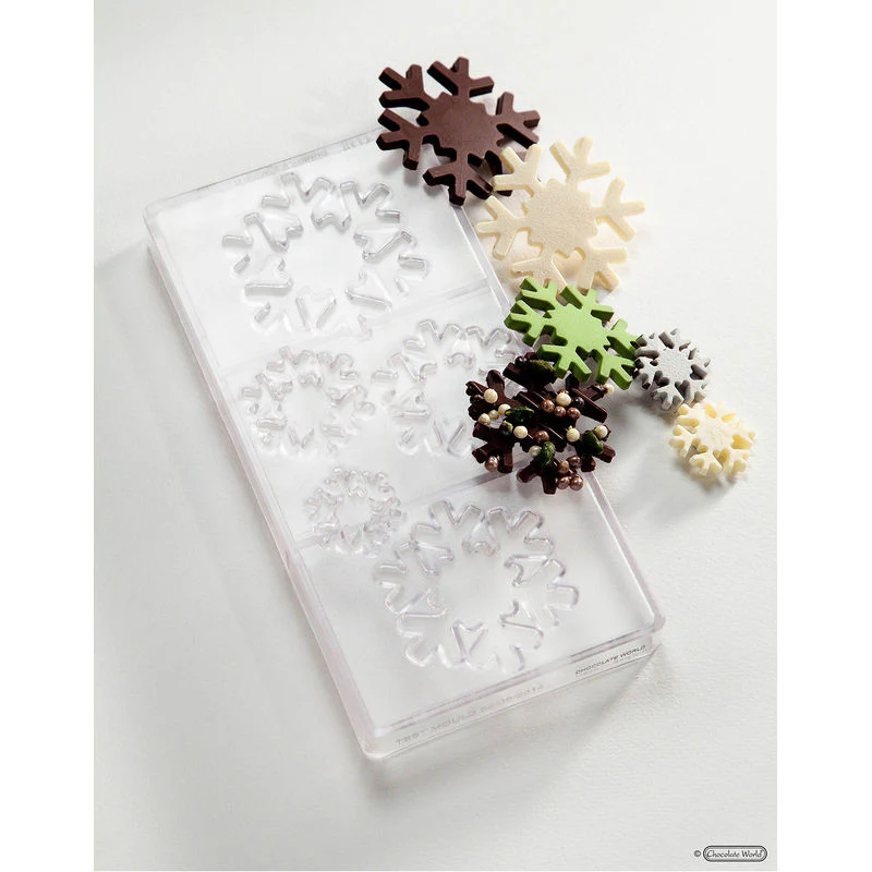 chocolate mould christmas snowstar 5fig cw1770 (#66422) - Image 3