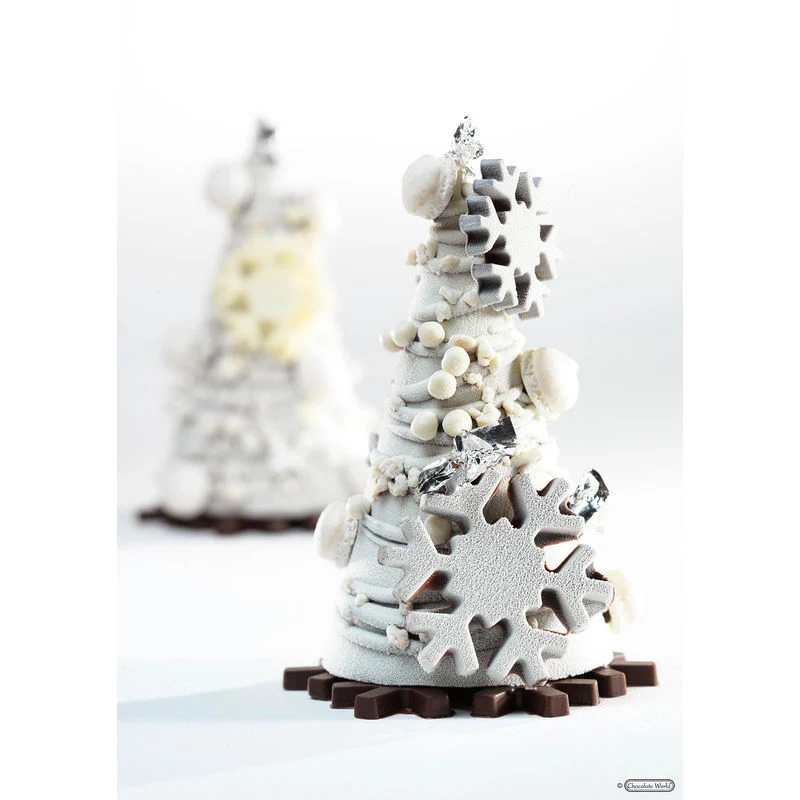 chocolate mould christmas snowstar 5fig cw1770 (#66422) - Image 4