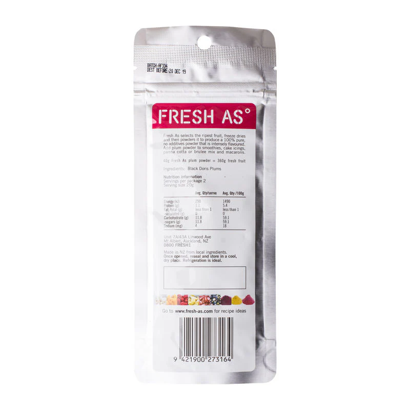 freeze dried plum powder 40g (#66653) - Image 3