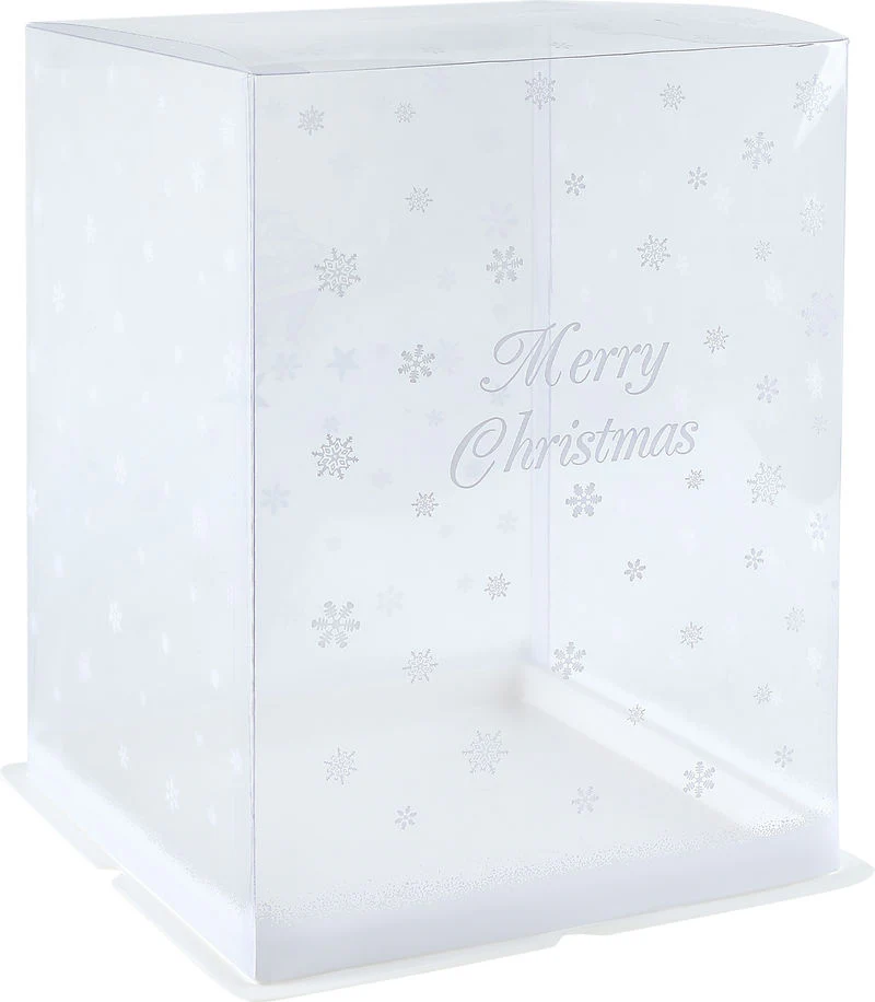 XMAS DISPLAY CAKEBOX 20X20X30CM 2PCS (#66764) - Image 2