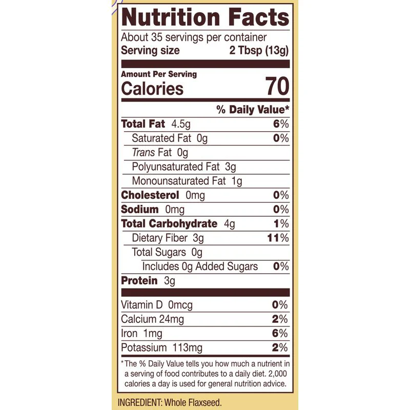 gluten free flaxseed meal 16oz (#66949) - Image 4
