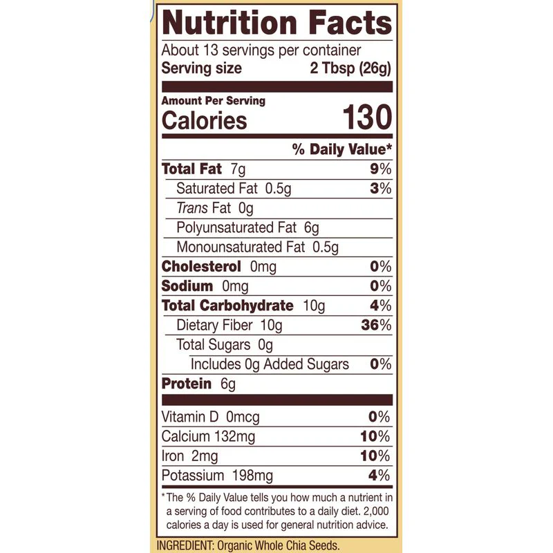 gluten free org chia seeds 12oz (#66950) - Image 8