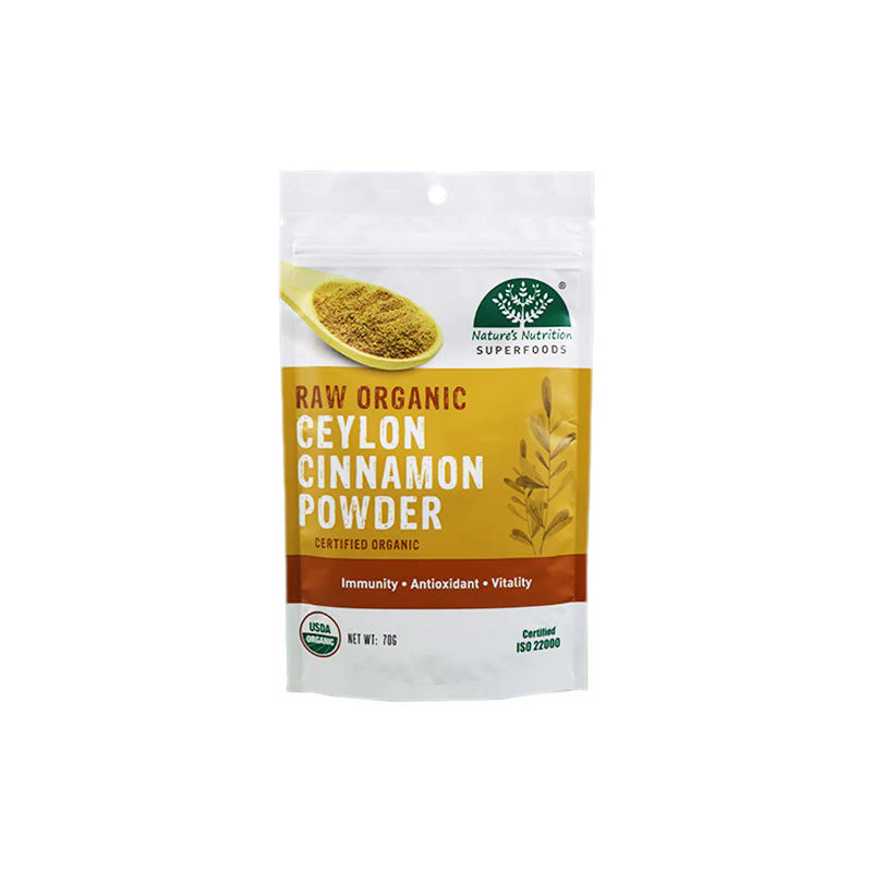 raw organic ceylon cinnamon powder 70g (#67194)