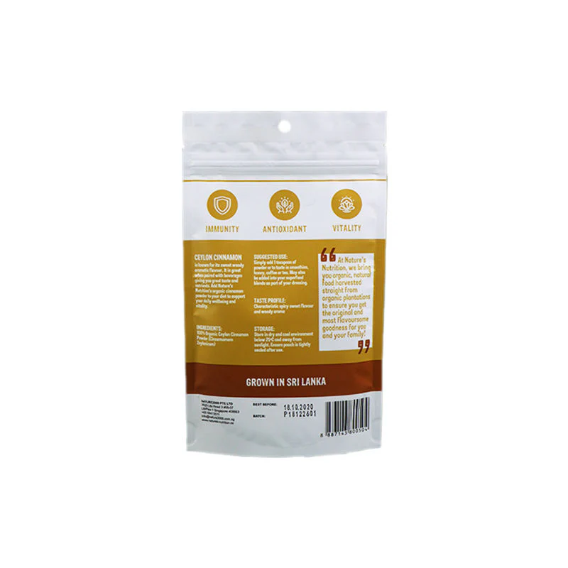 raw organic ceylon cinnamon powder 70g (#67194) - Image 4