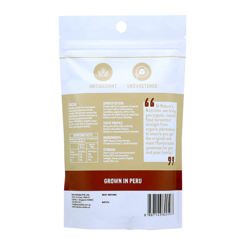 raw organic cacao powder 100g (#67196) - Image 4