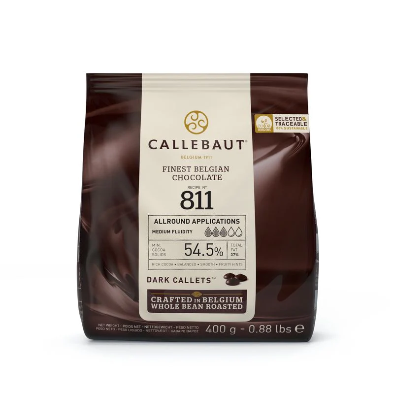 dark chocolate couverture 54.5% 400g (#67338) - Image 2