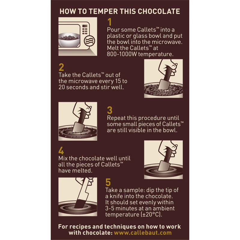 dark chocolate couverture 54.5% 400g (#67338) - Image 8